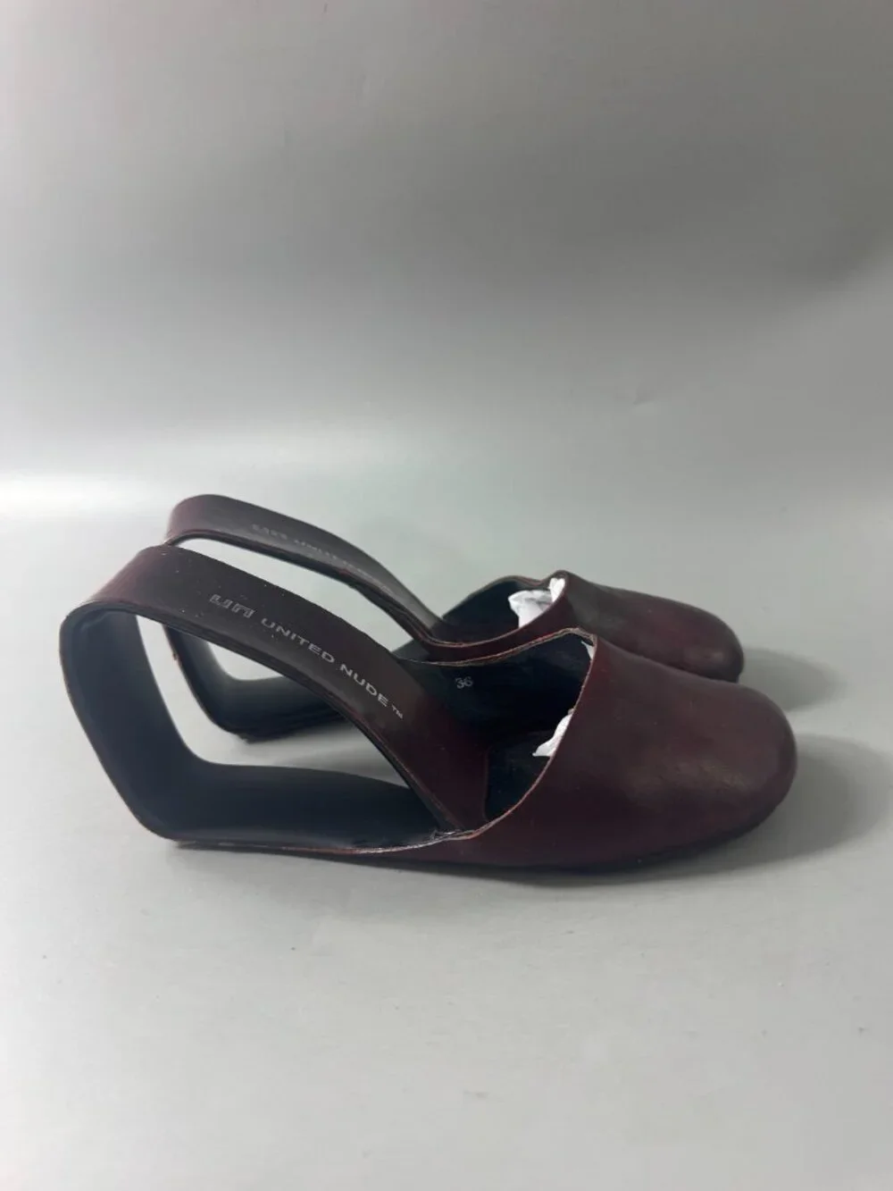 Authentic Very Rare United Nude Mobius Hi Closed Sandal, Size 36
